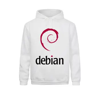 Толстовки Debian Linux, мужские винтажные футболки из хлопка премиум-класса, пуловер для фитнеса с круглым вырезом, толстовка с капюшоном, уличная одежда для вечеринок