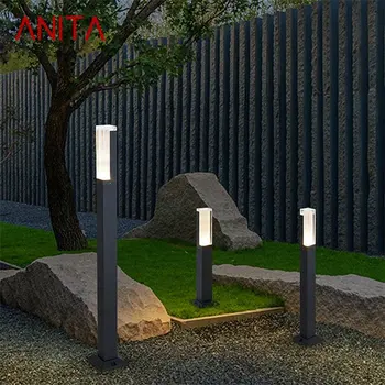 Уличный светодиодный светильник для газона ANITA, Алюминиевый Водонепроницаемый Садовый светильник, Креативный декоративный светильник для дуплексного парка виллы