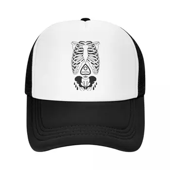 Шляпы дальнобойщиков, бейсболка с оккультной сеткой-скелетом, бейсболка Snapback, уличная хип-хоп шляпа с регулируемым козырьком для мужчин и женщин