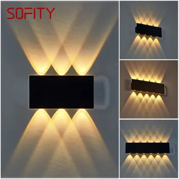 Настенное бра SOFITY Креативная Современная наружная Водонепроницаемая светодиодная лампа для домашнего коридора