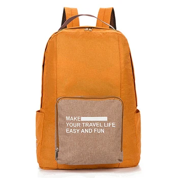Складной Легкий дорожный рюкзак из ткани Оксфорд Для хранения дорожного рюкзака