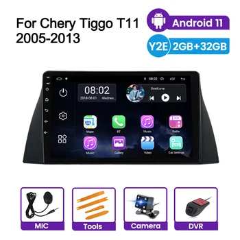 Автомагнитола Tomostrong для Chery Tiggo T11 1 2005 2006-2012 2013 GPS мультимедийный плеер с BT WIFI SWC 2 ГБ 32 ГБ аудио стерео