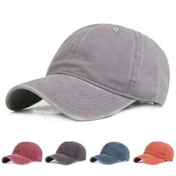 2023 Новая винтажная бейсболка из промытого хлопка для родителей, детские солнцезащитные шляпы для мальчиков и девочек, весенне-летние детские шапочки