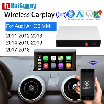 Беспроводной Airplay Carplay Для Audi Q3 A1 2011-2015 2016-2018 Поддержка Автоматического GPS Зеркало Заднего Вида Камера Дооснащения Мультимедийного Экрана