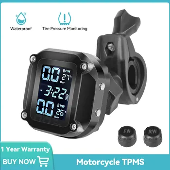 Мотоцикл TPMS Датчики Давления В Шинах Двигатель TMPS Система Контроля Давления В Шинах Внешний Датчик Шины на 2 Колеса для Мотоцикла