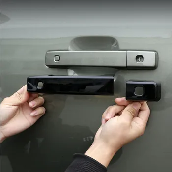 ABS Глянцевый Черный Автомобильный Стайлинг Дверная Ручка Накладка Для Land rover Defender 110 90 2020 2021 2022 2023 Автоаксессуары