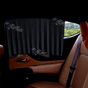 Солнцезащитные козырьки на задние боковые автомобильные стекла с магнитом, универсальные автомобильные оконные экраны, шторы, солнцезащитный крем для автомобиля, складные универсальные автомобильные окна