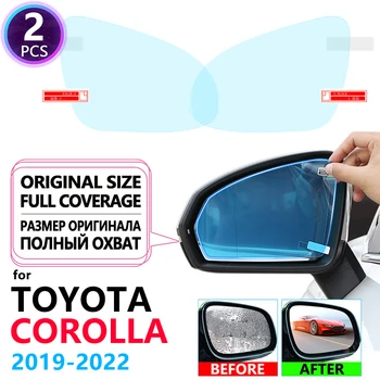 Полное покрытие противотуманной пленкой Непромокаемые зеркала заднего вида для Toyota Corolla E210 210 2019 2020 Автомобильные наклейки Чистые пленки Аксессуары