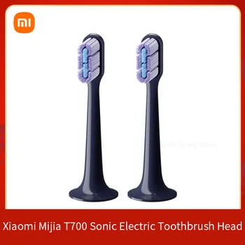 Оригинальная головка электрической зубной щетки Xiaomi Sonic Подходит для T700 с плотной щетиной, ультратонкая головка щетки 4 мм, мягкая щетина из нейлона DuPont