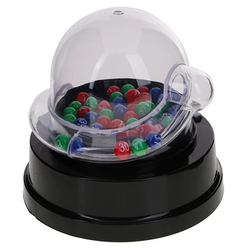 Качественная мини-электрическая машина для подбора счастливых чисел для лотереи, игр в бинго, развлекательных настольных игр