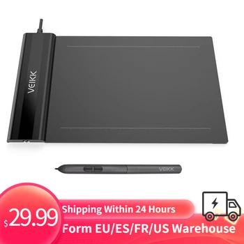 VEIKK A30/S640 Graphic Tablet планшет графический планшет Remote 10x6 inch Large Active Area Digital Drawing Tablet For Artists
