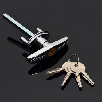 Т-образная ручка для открывания гаражных ворот Mayitr с 2-мя надежными ключами для автофургонов и прицепов