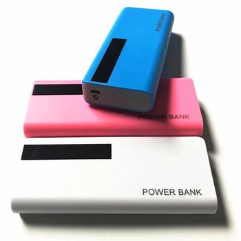 5x18650 Power Bank Box Портативный 5V USB Зарядка Мобильного Телефона DIY Shell 18650 Держатель Батареи Зарядная Коробка Со Светодиодной Подсветкой