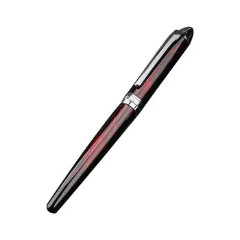 Роскошная авторучка с красочными линиями, бизнес-ручка для студентов, каллиграфия с тонким пером 0,38 мм, Школьные канцелярские принадлежности, инструмент для письма 1XCB