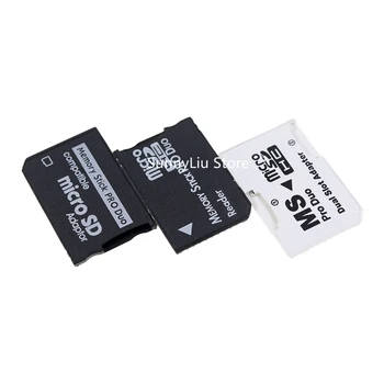 Кард-ридер Micro SD to Memory Stick Pro Duo для MS Pro Duo Card Adapter с одним двойным Слотом TF Memory Конвертер SD-карт для psp