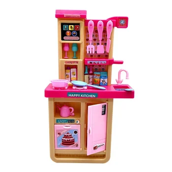 Кухня, детские игрушки, милая миниатюрная мебель для кукольного домика, аксессуары для кукол понарошку для Барби, детская игра 