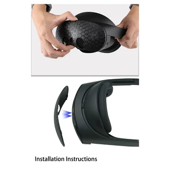 Для очков Quest Pro VR Передняя защитная накладка, силиконовая маска для глаз, аксессуары для очков Quest Pro VR