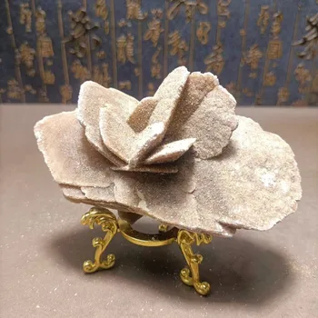 Натуральный камень пустынного кварца desert rose Reiki украшение гостиной в помещении модный подарок ++++ отправить базу