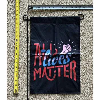 Садовые флаги All Lives Matter БЕСПЛАТНАЯ ДОСТАВКА B США Трамп Байден Знамена равенства Знак 12x18 Флаг yhx0454