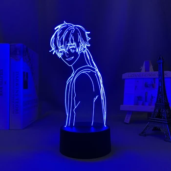3d лампа аниме Mystic Messenger для украшения спальни, подарок на день рождения для детей и подростков, Манга, светодиодный ночник Mystic Messenger