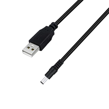 USB к DC 5,5 * 2,1 мм Кабель питания 5 В от разъема USB к разъему Кабель зарядного устройства 80 см для подключения небольшого вентилятора маршрутизатора Speake