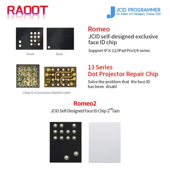 JC JCID Новый Точечный Проектор С чипом Face lattice IC Romeo1 2 Для iPhone 11 12 13 14 Pro Max XR X iPad Pro3 /4 /5 Инструменты для ремонта Face ID