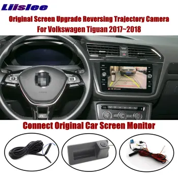 Камера заднего вида Автомобиля Для VW Tiguan (AD/BW) 2016-2023 MQB MIB System Оригинальный Дисплей CAM Интеллектуальное Динамическое Изображение траектории