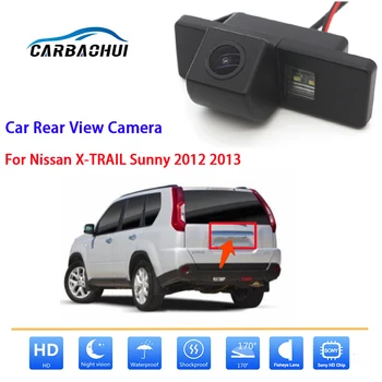 Автомобильная камера заднего вида для Nissan X-TRAIL Sunny 2012 2013 CCD Full HD Ночного Видения автомобильная камера обратной парковки высокого качества RCA