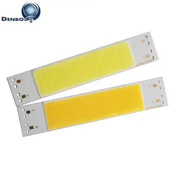 производитель allcob LED COB Strip module Источник Света Лампы 9V DC Белый Теплый белый 100x20mm 3W LED FLIP Chip Лампа для DIY лампы