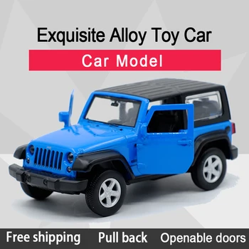 Новое поступление, литая под давлением модель автомобиля из сплава Caipo Wrangler, игрушка с откидной спинкой / Подарки для детей / Коллекция развивающих игрушек