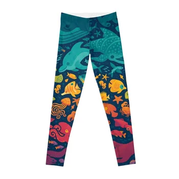 Леггинсы Aquatic Spectrum 2, леггинсы для спортзала, женская спортивная одежда, женские штаны для бега трусцой, женские