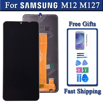 Дисплей Для Samsung Galaxy M12 M127 Замена Дигитайзера С Сенсорным ЖК-экраном Аксессуар Для Ремонта Дисплея SM-M127F/DSN