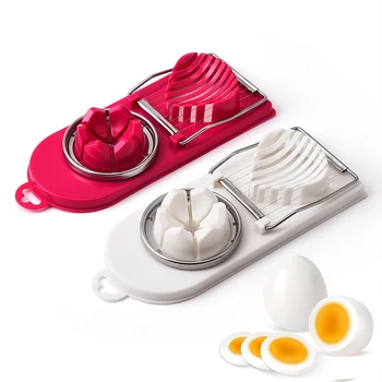 Многофункциональные Яйцерезки Разделитель Секций Пластиковый Разделитель Яиц Устройство Для резки яиц Креативные Кухонные Инструменты для яиц