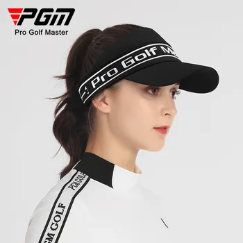 Женские шляпы для гольфа PGM, дышащие солнцезащитные кепки без крыши, впитывающие пот, шляпа с плоским внутренним язычком MZ049