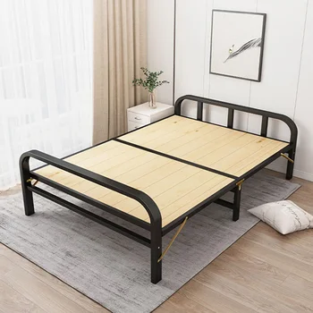 Дешевая Скандинавская Многофункциональная кровать с металлическим полом, каркас для кушетки в лофте для взрослых, Экономящая пространство Мебель Camas для спальни
