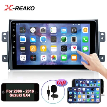 X-REAKO Android Автомагнитола Для Suzuki SX4 2006-2013 Fiat Sedici 2005-2014 Мультимедийный Видеоплеер Навигация Carplay Стерео Аудио