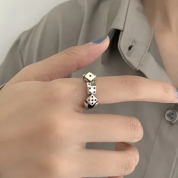 Винтажное модное Индивидуальное кольцо в кости Унисекс в стиле хип-хоп панк с открытым кольцом для банкета, ювелирные аксессуары в подарок