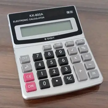 Электронный калькулятор KK-800A с 8-значным большим ЖК-дисплеем, настольный калькулятор, школьный офисный калькулятор calculadora калькулятор
