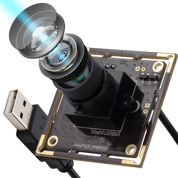 ELP 720P бесплатный драйвер UVC USB Монохромная камера с глобальным затвором для raspberry PI