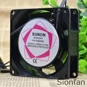 Для нового SUNON 8025 8 см 220 В sf8025at вентилятор переменного тока Двойной шаровой осевой вентилятор Тестовая работа