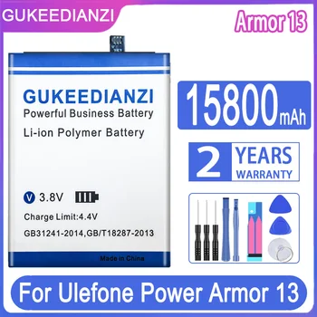 GUKEEDIANZI Armor 14 3097 10800 мАч Armor 13 15800 мАч Аккумулятор для Ulefone Power Armor14/Power Armor13 Аккумулятор Высокой Емкости